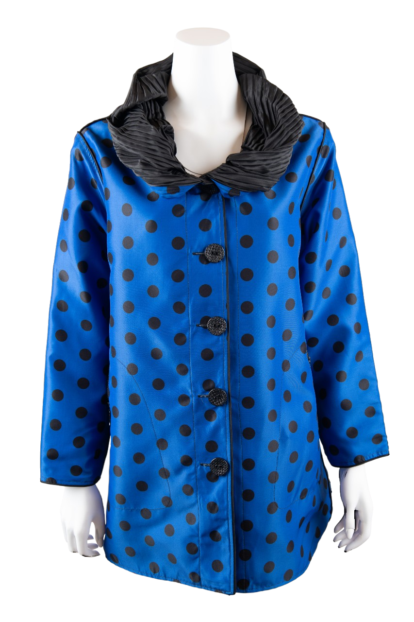 Reversible Microfibre Jacket - Polka Dot